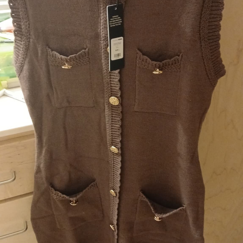 Fashion Nova Brown Midi Dress